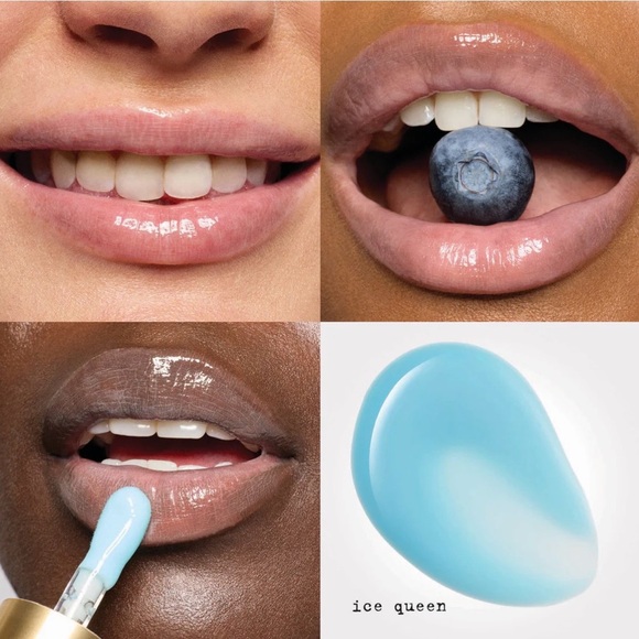 NEW Stila HEAVEN’S DEW Gel Lip 👄 Oil in ICE QUEEN {Sheer Icy Blue}! - Picture 8 of 8